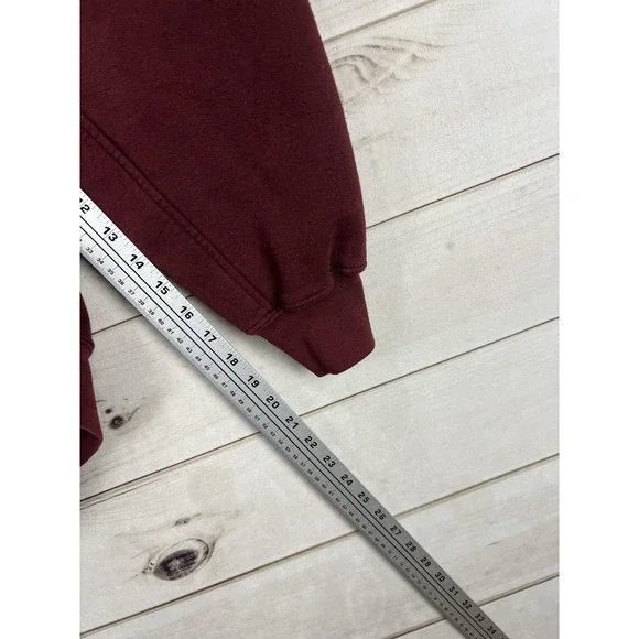 Vintage Steamboat BAC Sweatshirt Mens Large Red Ski 1/4 Zip Snap Fleece 90s - Picture 11 of 11